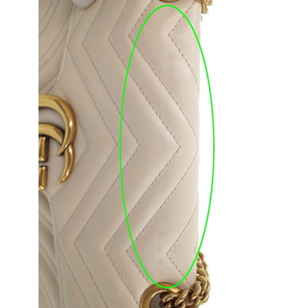 GUCCI GG Marmont Quilted Shoulder Bag Chain - Picture 6 of 9